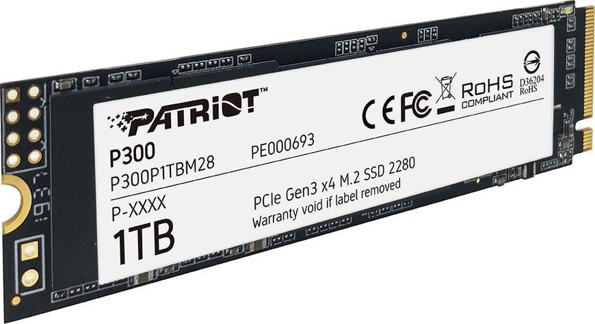SSD накопитель Patriot P300 1 TB (P300P1TBM28) 462787ua фото