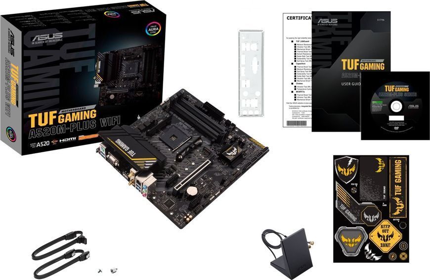 Материнская плата Asus TUF GAMING A520M-PLUS WIFI 343144ua фото
