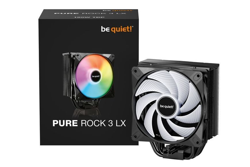 Повітряне охолодження Be Quiet! Pure Rock 3 LX Black (BK040) 571739ua фото