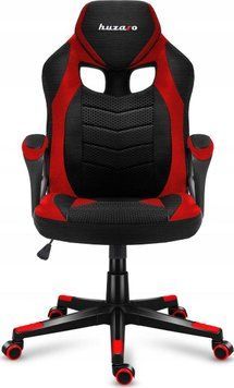 Комп'ютерне крісло для геймера Huzaro Force 2.5 Mesh Black/Red 89828 фото