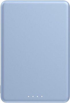 Зовнішній акумулятор (павербанк) Xiaomi Super Slim Magnetic 5000mAh Blue (BHR08POGL) 619775 фото