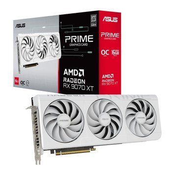Видеокарта Asus PRIME-RX9070XT-O16G-WHITE 618091ua фото