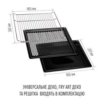 Духовка электрическая Perfelli Perla 6D8I Nero 628077ua фото