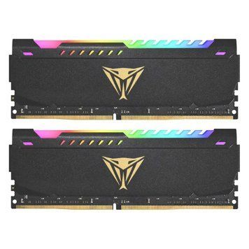 Пам'ять для настільних комп'ютерів Patriot 64 GB (2x32GB) DDR4 3200 MHz Viper Steel RGB (PVSR464G320C8K) 623504ua фото