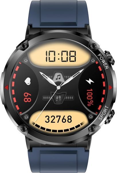 Смарт-часы Gravity GT21-5 Black/Blue 621772 фото