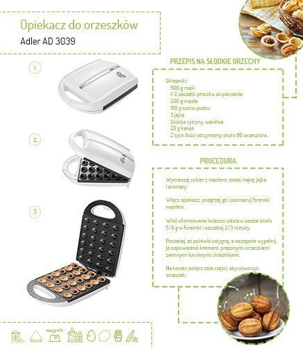 Горішниця Adler AD 3039 White 501896 фото