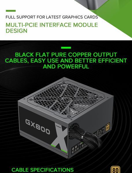 Блок питания GameMax GX-800 627781ua фото