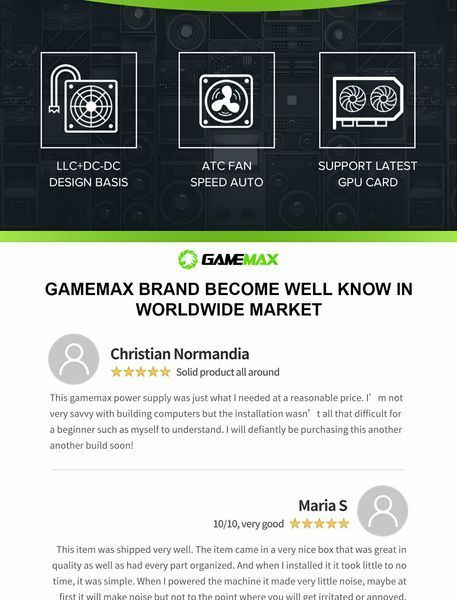Блок питания GameMax GX-800 627781ua фото