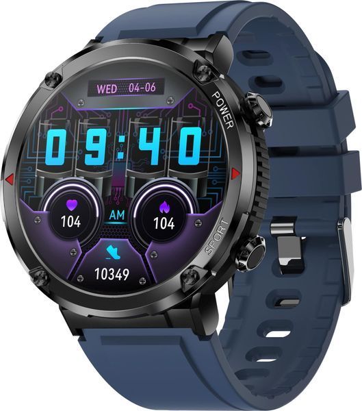 Смарт-часы Gravity GT21-5 Black/Blue 621772 фото