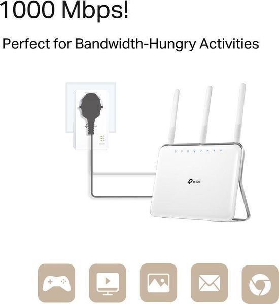 Powerline-адаптер TP-Link TL-PA7017P KIT 352227ua фото