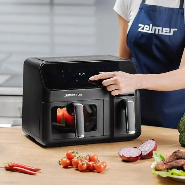 Мультипіч (аерофритюрниця) Zelmer ZAF9000 Dual 568839 фото