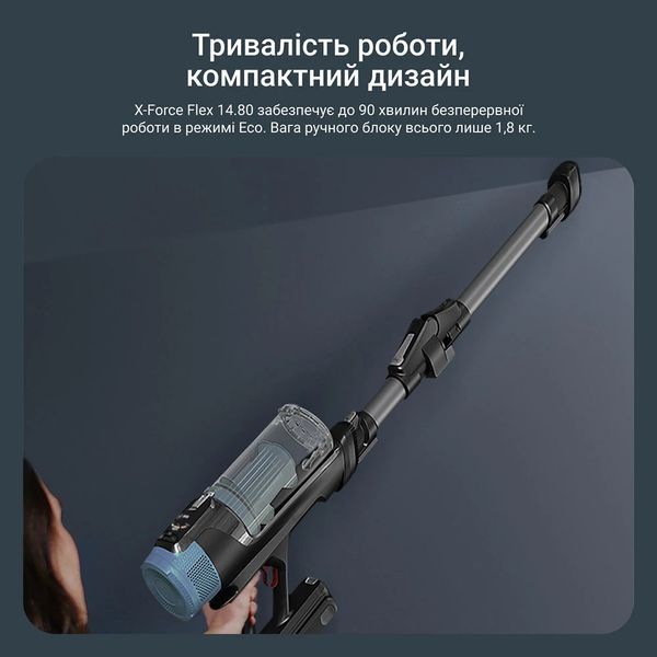 Вертикальний + ручний пилосос (2в1) Rowenta X-Force Flex 14.80 RH9BC1WO 577560ua фото