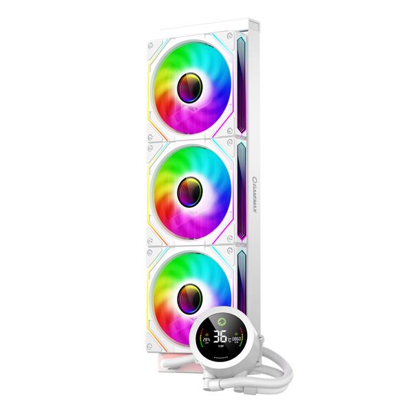 Водяне охолодження GameMax IceBurg 360 Digital WH 628010ua фото