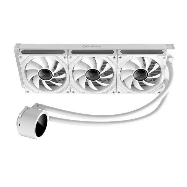 Водяне охолодження GameMax IceBurg 360 Digital WH 628010ua фото