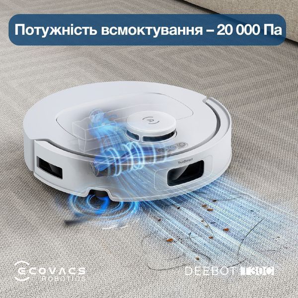 Робот-пылесос с влажной уборкой Ecovacs Deebot T30C White (DLX71 WHITE) 623705ua фото
