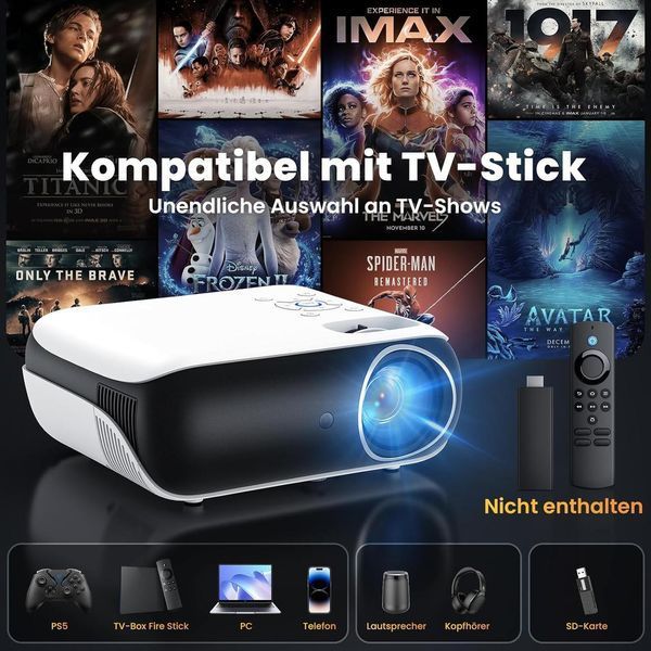 Мультимедійний проектор Hopvision H1 Full HD 623304ua фото