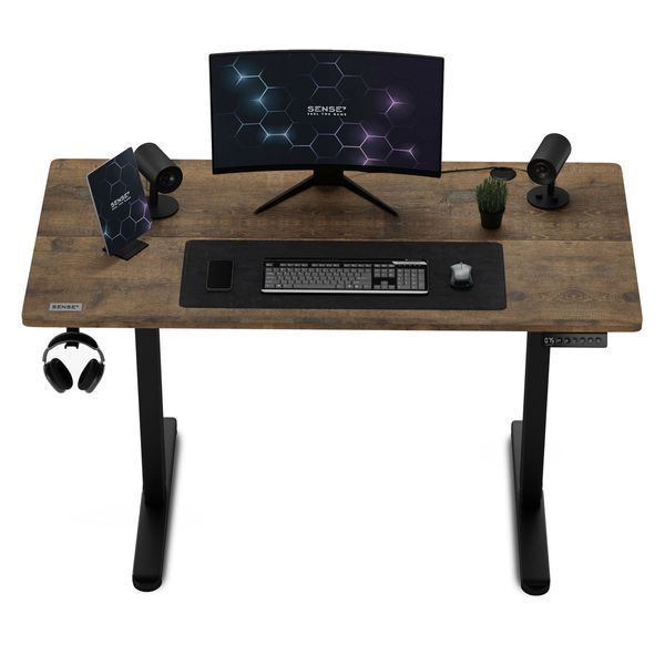 Геймерский игровой стол Sense7 Nojo Black Oak 556258 фото