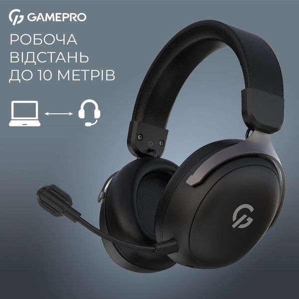 Навушники з мікрофоном GamePro Asgard Freya Pro Black (HSW201B) 623404ua фото