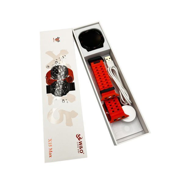 Смарт-годинник W&O X15 Max Amoled Orange 627324ua фото