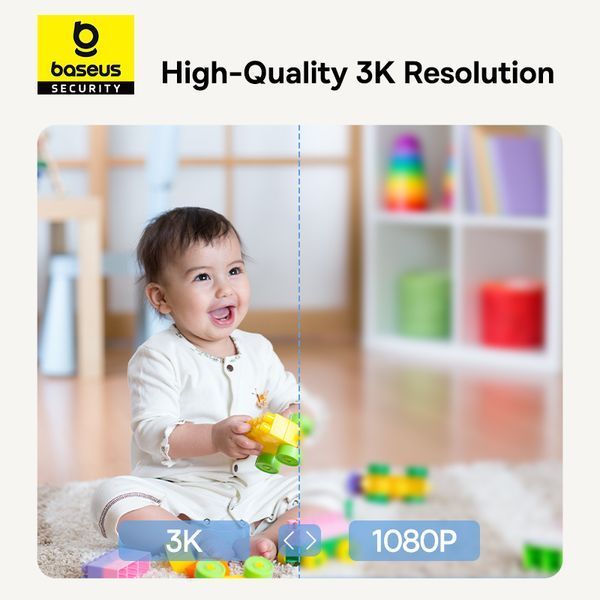 IP-камера видеонаблюдения Baseus Security P1 Indoor 3K White (S0TV012132) 626938ua фото