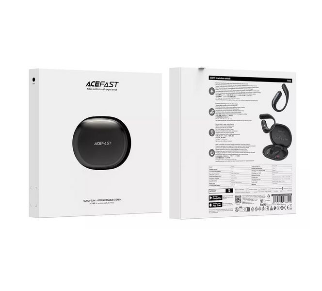 Навушники TWS Acefast FA002 Acefit Air Black (6974316283621) 627224ua фото