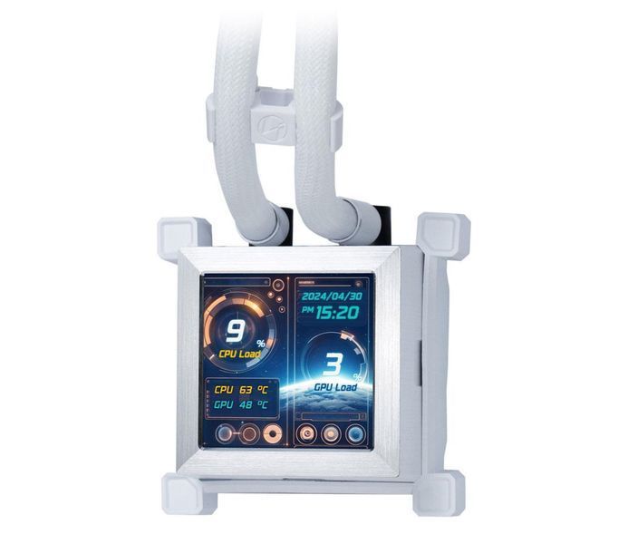 Водяное охлаждение Lian Li Hydroshift LCD 360 White (HSLCD36SW) 528474 фото
