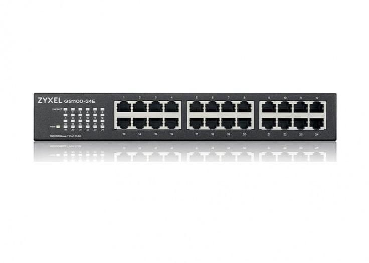 Комутатор некерований ZyXEL GS1100-24E-EU0103F 461802ua фото
