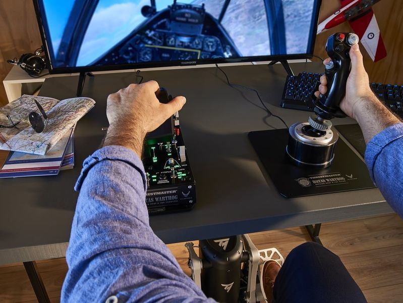 Авіаційні педалі Thrustmaster TPR Turn Signal for PC (2960809) 508322 фото