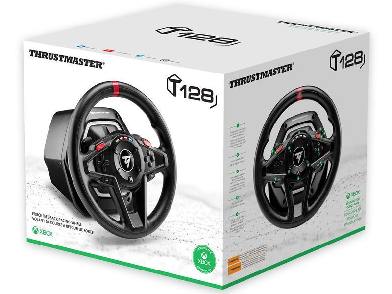Комплект (руль, педали) Thrustmaster T128 Xbox Series X|S, Xbox One, PC (4460184) 463137 фото