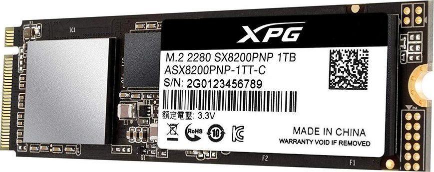 SSD накопитель Adata XPG SX8200 Pro 1 TB (ASX8200PNP-1TT-C) 229423 фото