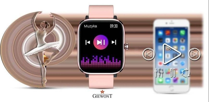 Смарт-годинник Giewont GW230-1 Rose Gold 621722 фото