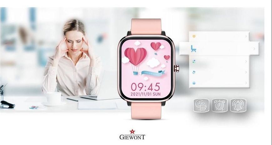 Смарт-годинник Giewont GW230-1 Rose Gold 621722 фото