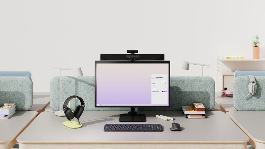 Навушники з мікрофоном Logitech Zone Vibe Wireless UC version Graphite (981-001199) 527056ua фото