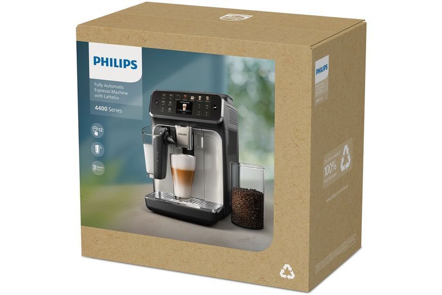 Кофемашина автоматическая Philips Series 4400 LatteGo EP4443/70 517930ua фото