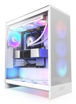 Корпус NZXT H7 Flow RGB White (CM-H72FW-R1) 526505 фото