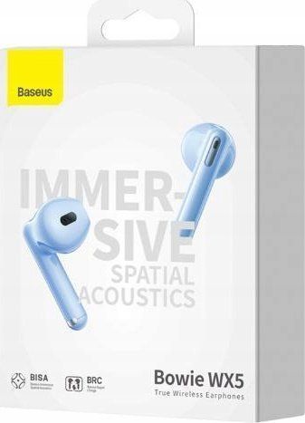 Наушники TWS Baseus Bowie WX5 Blue (A00051000313-00) 620599 фото
