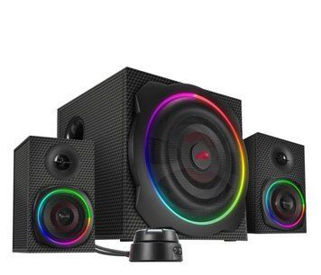 Мультимедійна акустика Gravity Carbon RGB Black (SL-830100-BK) 507732 фото
