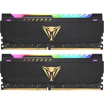 Пам'ять для настільних комп'ютерів Patriot 64 GB (2x32GB) DDR4 3600 MHz Viper Steel RGB (PVSR464G360C0K) 623505ua фото