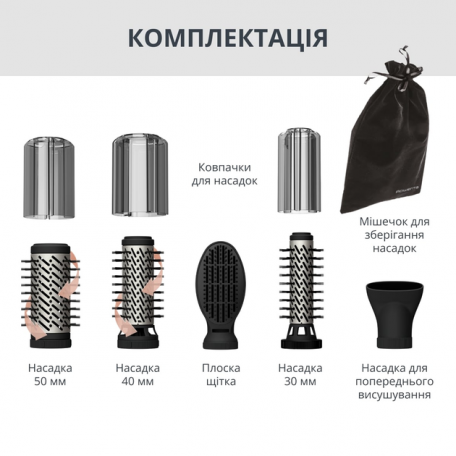 Фен-щетка Rowenta Renewal Brush Active UB9540F0 533509ua фото