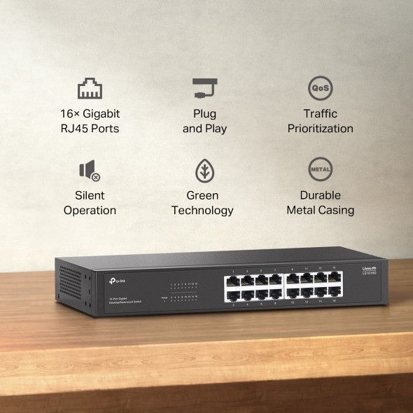 Комутатор некерований TP-Link LS1016G 622999ua фото