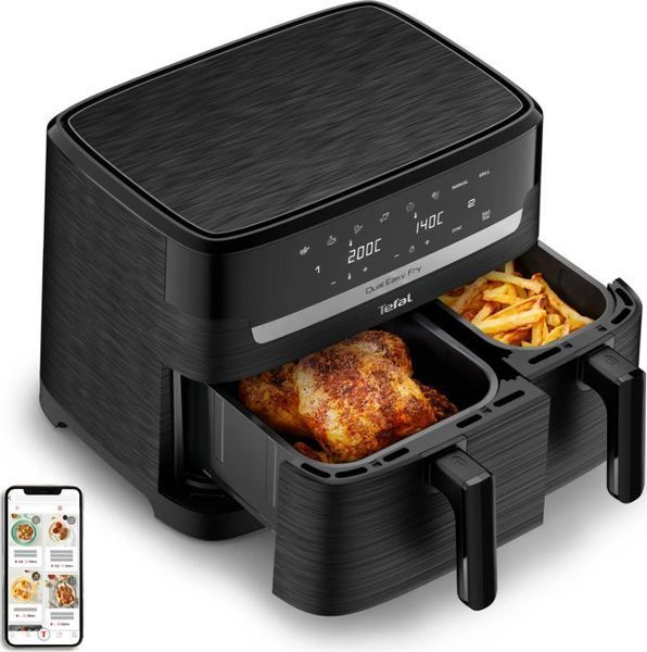 Мультипечь Tefal Dual Easy Fry EY901N10 620569 фото