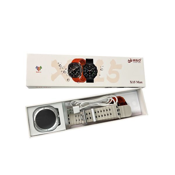 Смарт-часы W&O X15 Max Amoled White 627325ua фото
