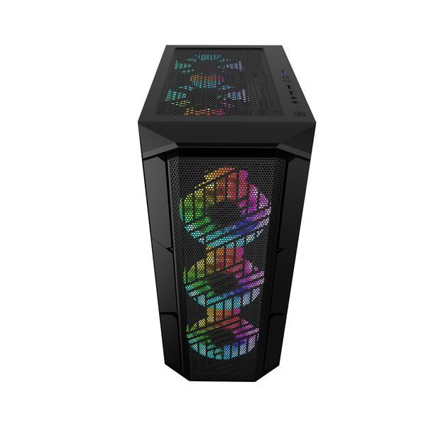 Корпус 1stPlayer XF-BK-4F7 Black 578499ua фото