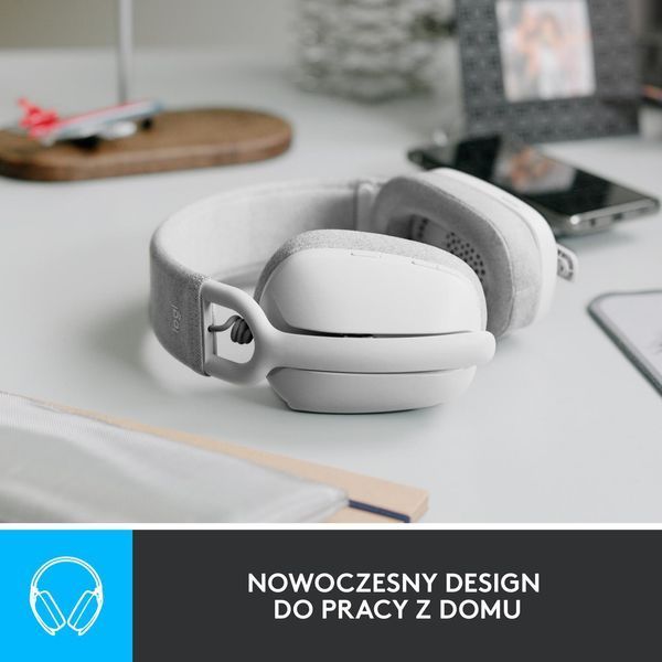 Навушники з мікрофоном Logitech Zone Vibe 100 White (981-001219) 458313ua фото