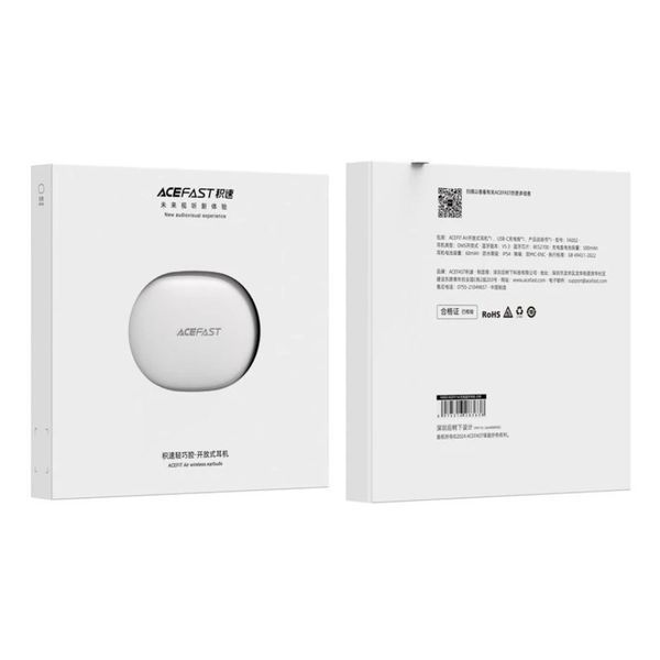 Наушники TWS Acefast FA002 Acefit Air White (6974316283638) 627225ua фото