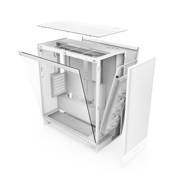 Корпус NZXT H7 Flow RGB White (CM-H72FW-R1) 526505 фото