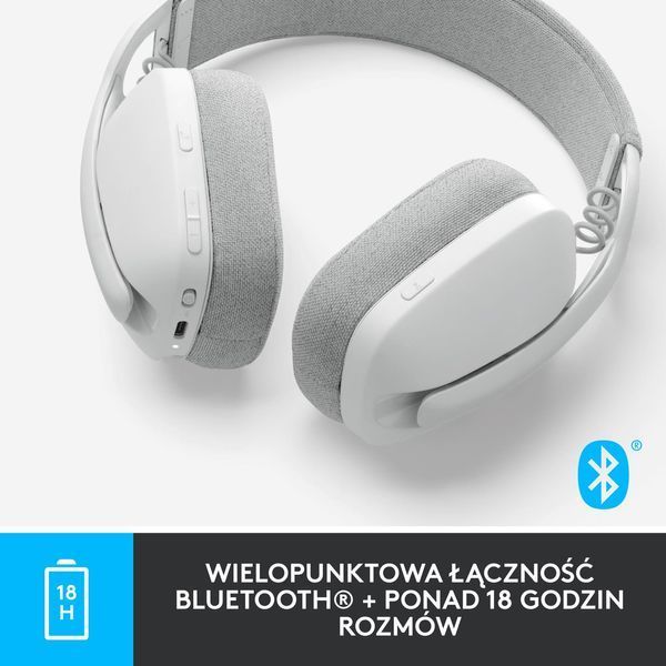 Навушники з мікрофоном Logitech Zone Vibe 100 White (981-001219) 458313ua фото