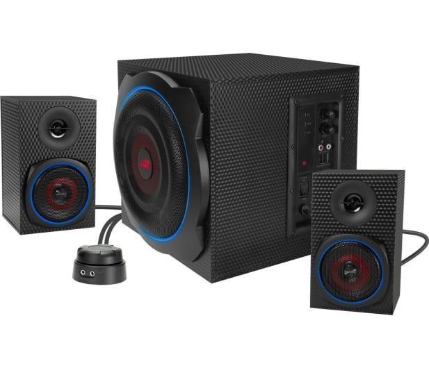 Мультимедийная акустика Gravity Carbon RGB Black (SL-830100-BK) 507732 фото