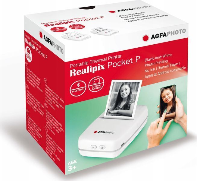 Мобільний принтер AgfaPhoto Realpix Pocket 552091 фото