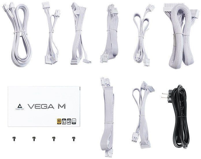 Блок питания Chieftec Vega M 1000W White (PPG-1000-CW) 618695 фото